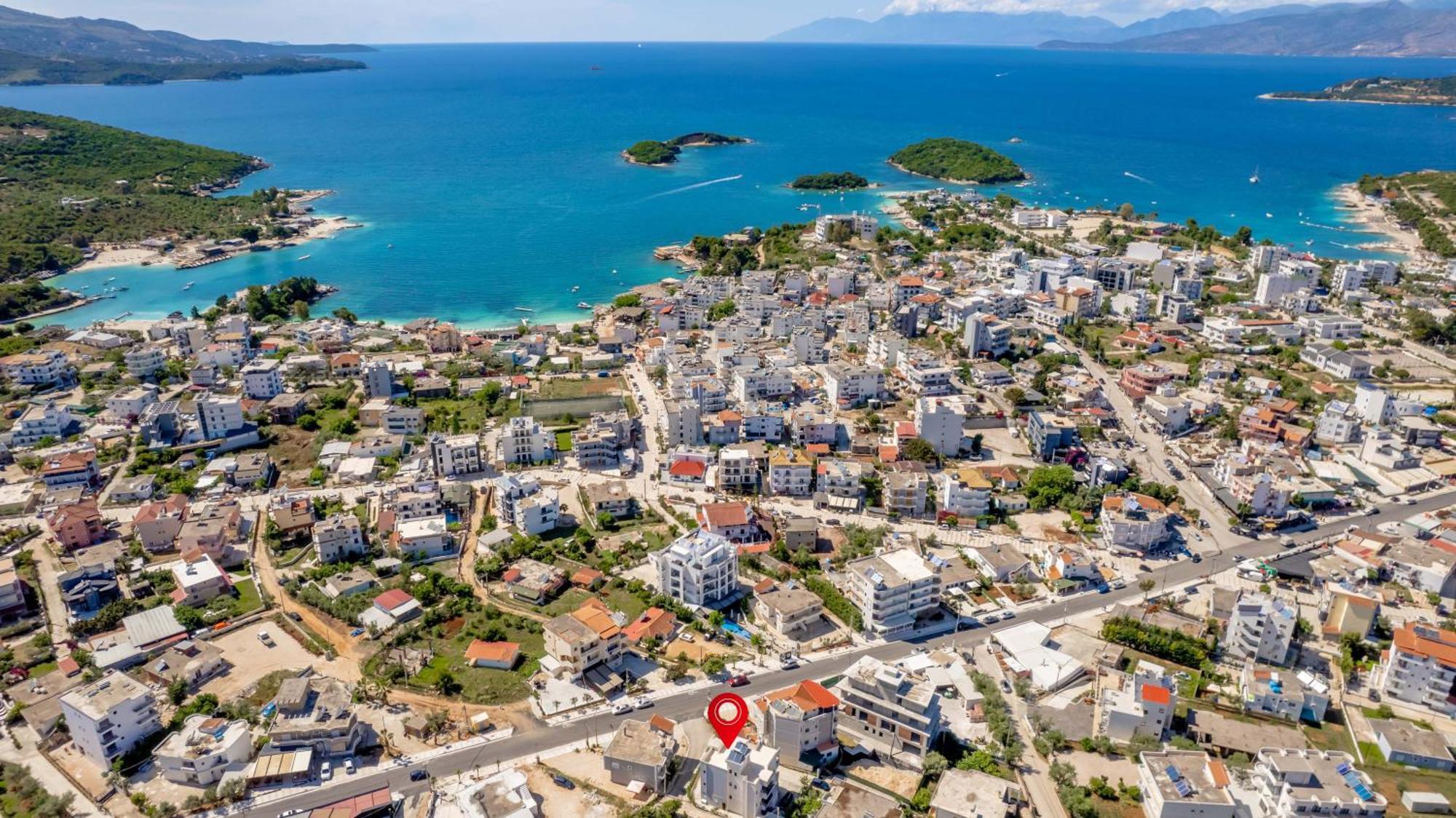 Feniks Hotel Ksamil Buitenkant foto